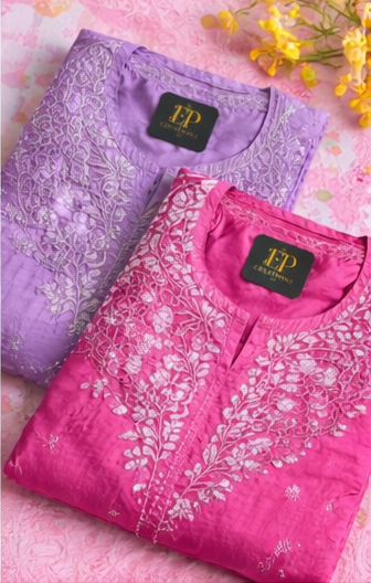 Royal Pink Statement Kurti